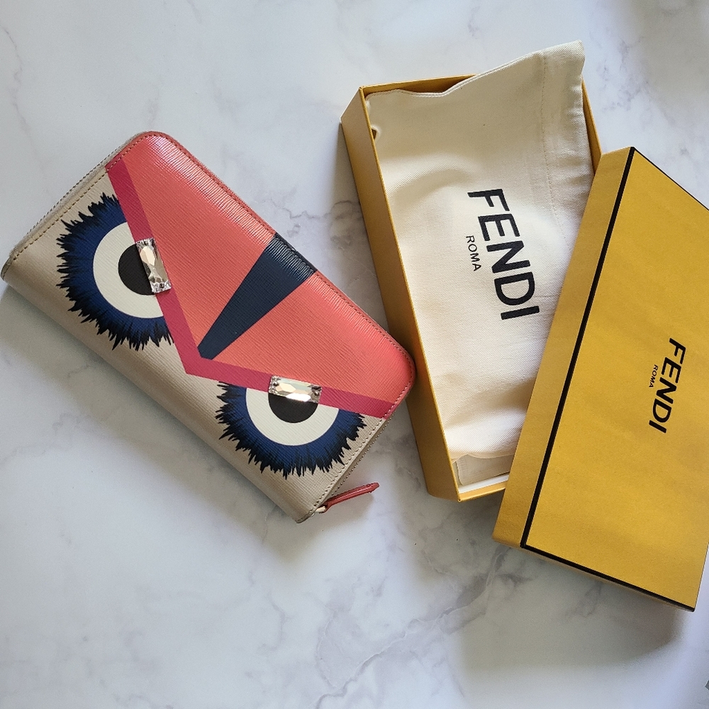 Fendi monster wallet RARE